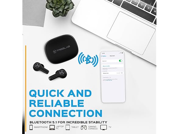 (NEW) Treblab WX8 Wireless Earbuds