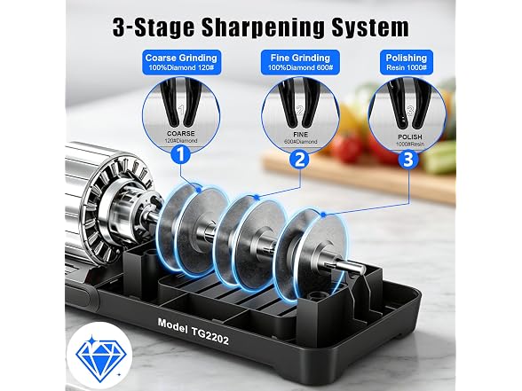 KIBSTOY Electric Knife Sharpener