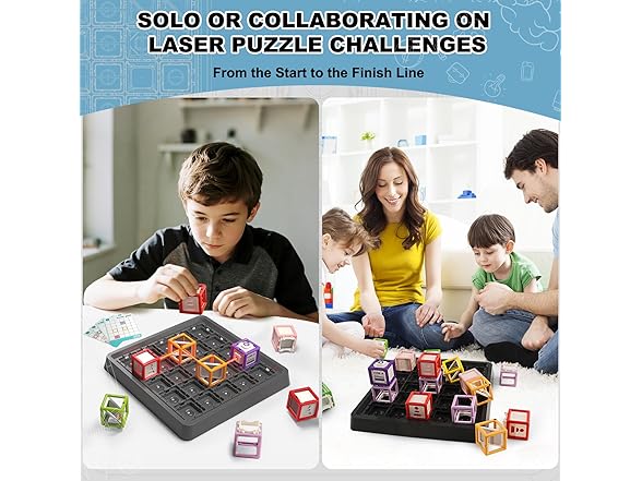 Laser Maze Reasoning Game