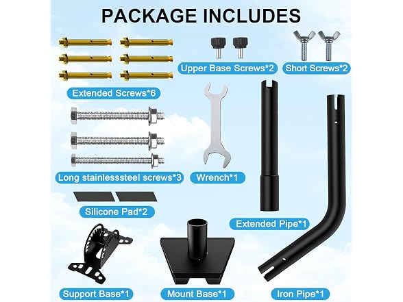 MONOJOY 360 Adjustable Mount for Starlink Standard