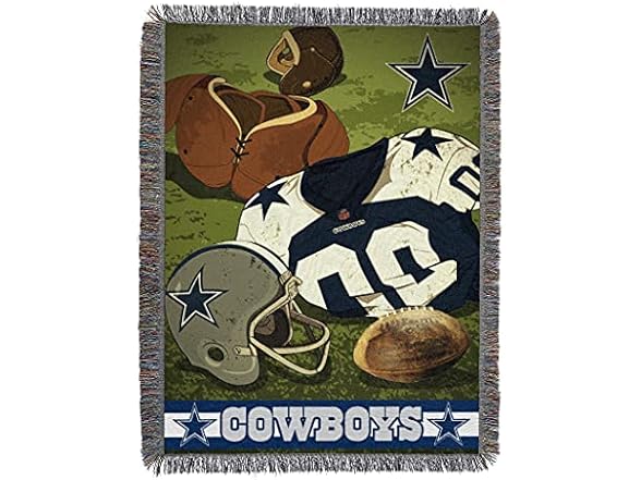 DALLAS COWBOYS Vintage Woven Tapestry Wall Hanging