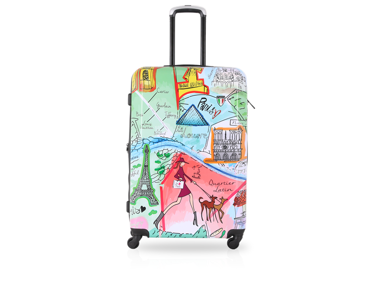 TUCCI Italy J'AIME PARIS 20" Suitcase