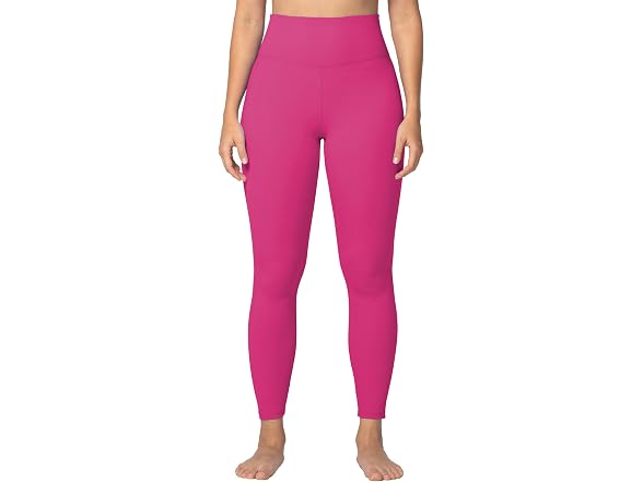 Sunzel Womens Leggings 25in S Hot Pink