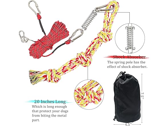 50ft Heavy Duty Dog Tie Out System