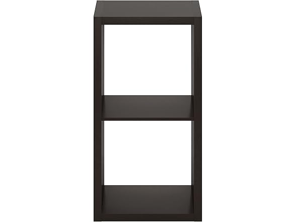 Furinno 2-Cube Bookshelf Black Oak