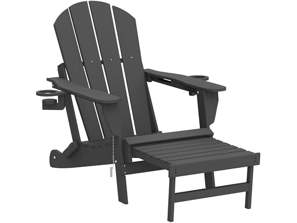 BRIOPAWS Folding Adirondack Chair - Gallery 5