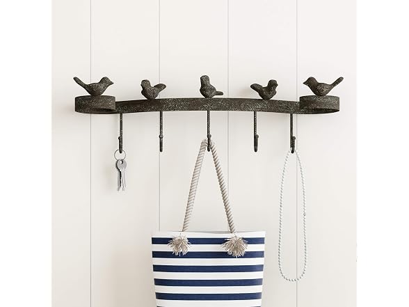 Lavish Home Decorative Birds on Ribbon