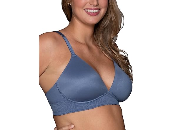 Vanity Fair Wmns Bra Blue (36D)