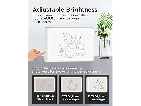 Barito Rechargeable A4 LED Tracing Tablet