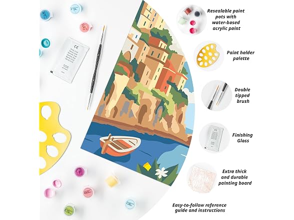 Ravensburger Creart Capri Paint by Numbers Kit for Adults