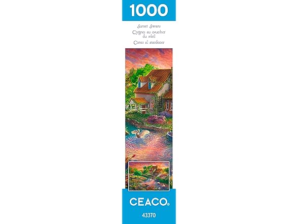 Ceaco- Sunset Swans 1000Pc Jigsaw Puzzle
