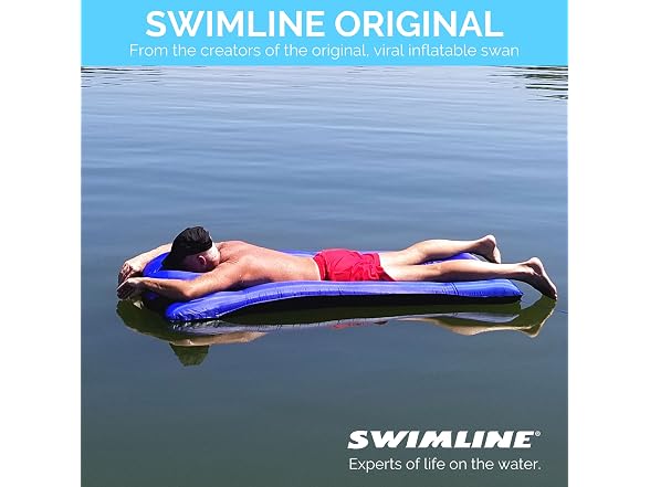 Fabric Covered Pool Float Mattress Lounger - Gallery 6