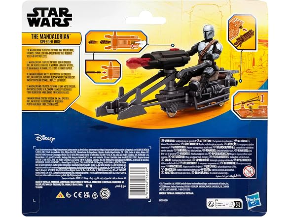 STAR WARS Epic World of Action The Mandalorian & Speeder Bike