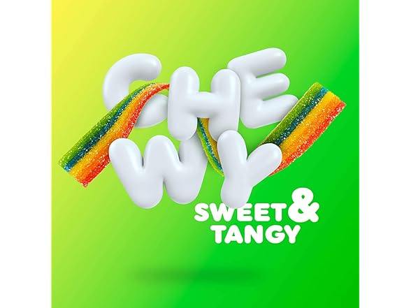 Airheads Airheads Xtremes Rainbow Berry, 3oz, 12pk