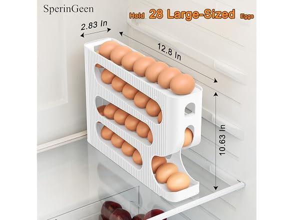 Automatic Rolling Down Egg Holder