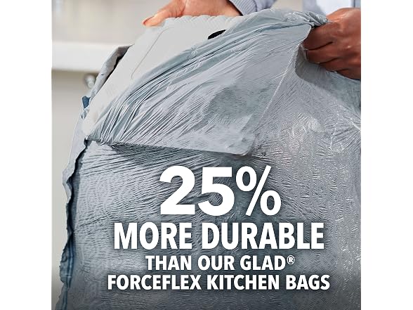Glad ForceFlex MaxStrength Tall Kitchen