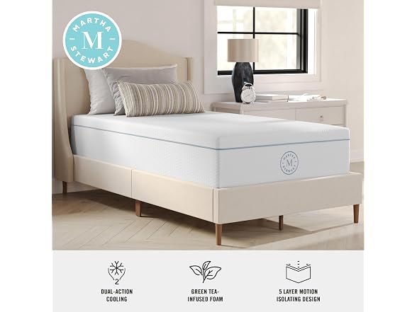 Martha Stewart 12" Twin Gel Mattress