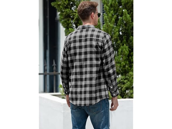 Sangtree Men (XXL) Flannel Long Sleeve Down Shirts