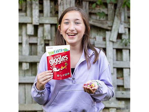 YumEarth Organic Giggles Chewy Candy 5 oz