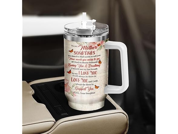 99WHALE Tumbler 40 Oz With Handle Lid