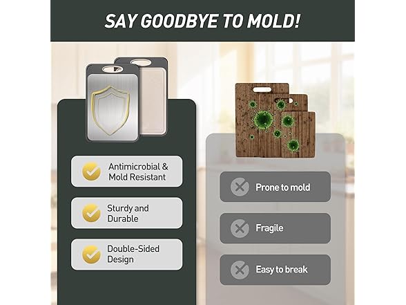 Socisen stainless steel cutting board