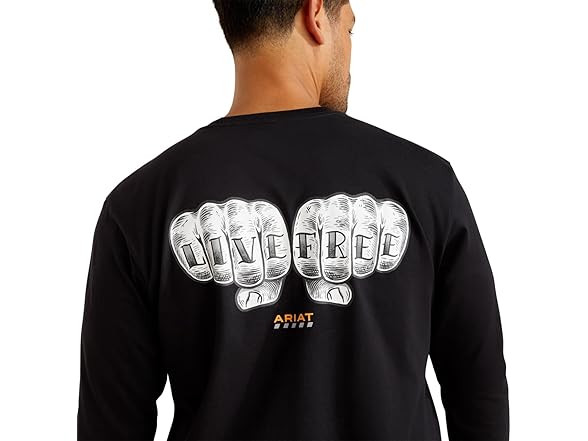 ARIAT Rebar Cotton Strong Bare Knuckle Tee