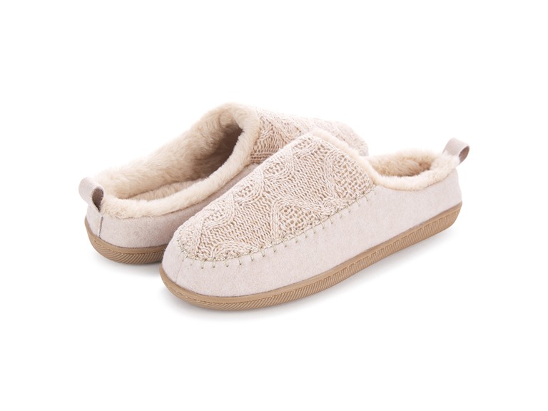 Women's Tori Cableknit And Felt Clog Slippers