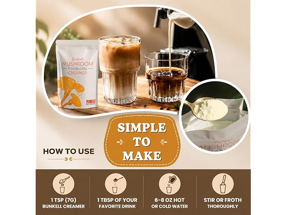 Bunkell Mushroom Coffee Creamer