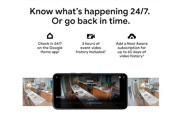 Google Nest Outdoor and Indoor Cam White