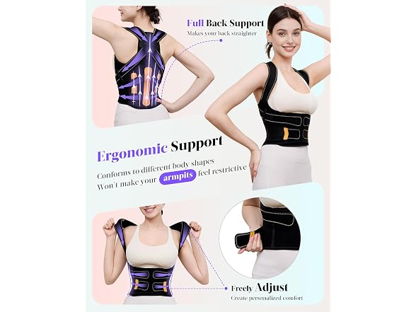 pluclike Posture Corrector for Women and Men,