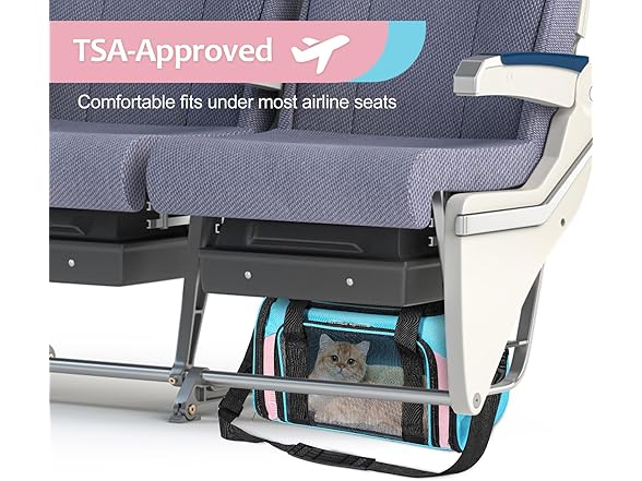 Discala Cat Dog Carrier Up to 15 Lbs