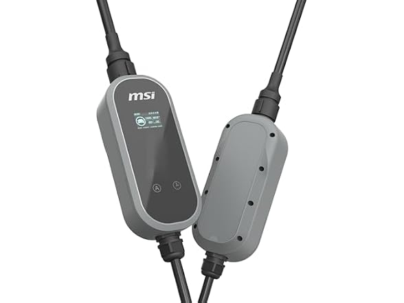 MSI EZgo Type1 (J1772), 40A/9.6Kw, Level 1/2 Portable Charger