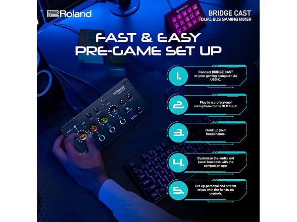 oland BRIDGE CAST Dual Bus Gaming Mixe