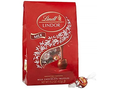$8.99 Lindt LINDOR Milk Choc Truffles 15.2oz dealfomo