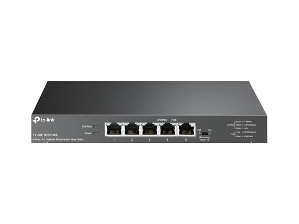 TP-Link TL-SG105PP-M2, 5 Port 2.5