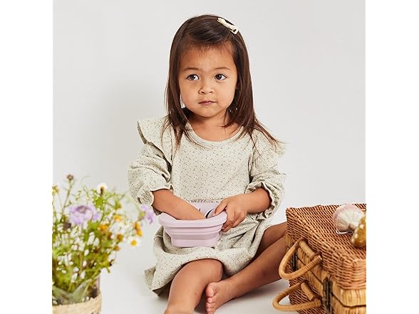 Austin Baby Co Silicone Collapsible Snack Bowl