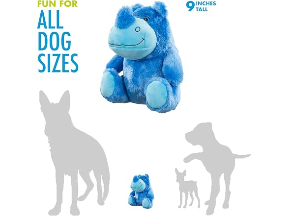 Hero Chuckles, Plush Squeaky Dog Toy, Durabl