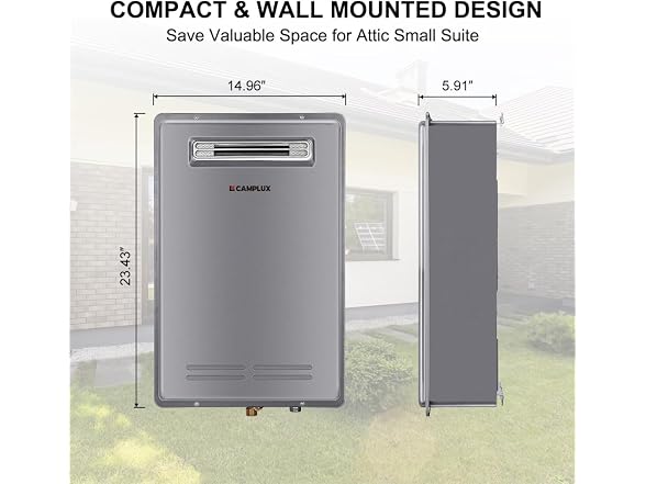 CAMPLUX Natural Gas Heater 5.28 GPM