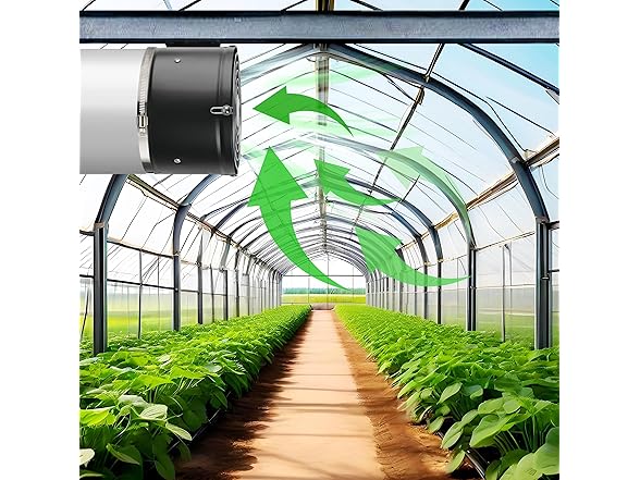 MEOZRI Inline Booster Duct Fan HVAC