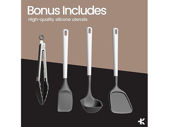 Bakken 12-Piece Ceramic Cookware Set, Black