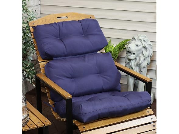 Sunnydaze Decor ZET-041 High Back Cushion Blue - Gallery 4
