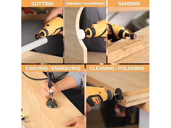 Rotary Tool, Handstar Rotary Tool Kit, 6 Variable Speed Elec (Open Box)