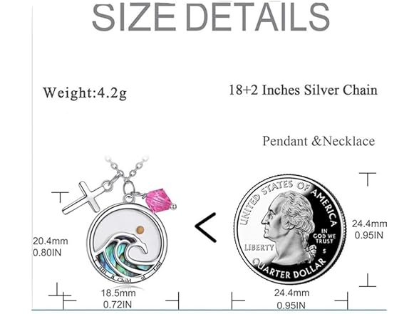 MollyQueen Wave Mustard Seed Necklace