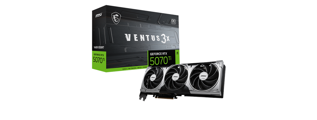 MSI GeForce RTX 5070 Ti 16G VENTUS 3X OC