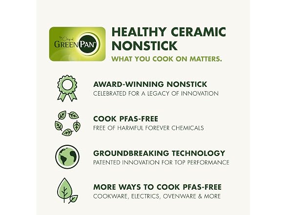 GreenPan Valencia Pro Tri-Ply Coated Stainless Steel 9 Piece Set