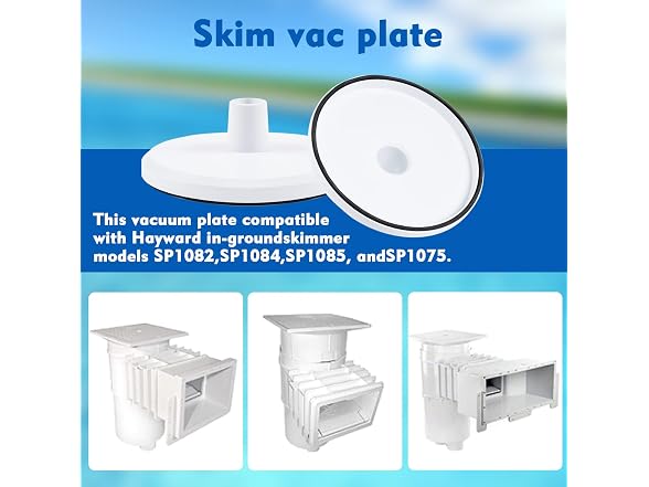 Fuoequl SP1106 Pool Vacuum Plate Ground Skimmer