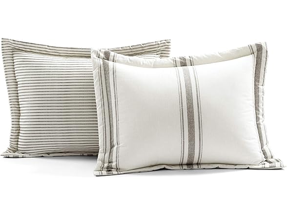 Lush Decor Stripe Cotton Comforter Set, King