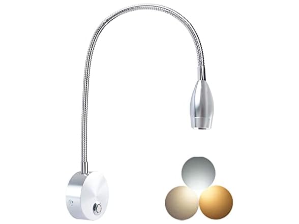2 Pack Dimmable Bedside Reading Light