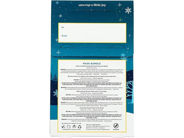 Burt's Bees Bundle Mask Beauty Kit