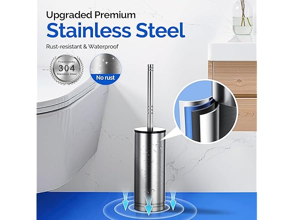 Toilet Brush and Holder Set